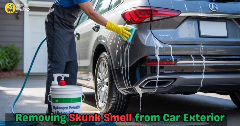 Removing Skunk Smell from Car Exterior