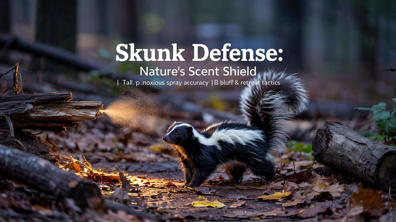 How Does a Skunk Protect Itself