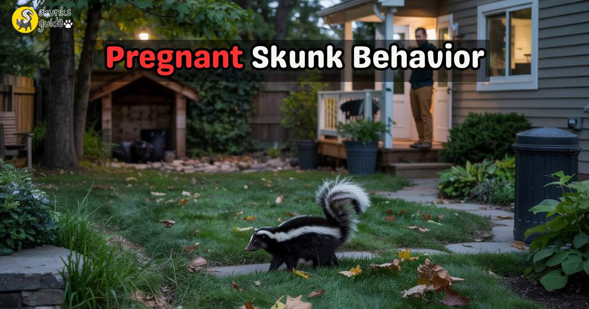 Pregnant Skunk Behavior