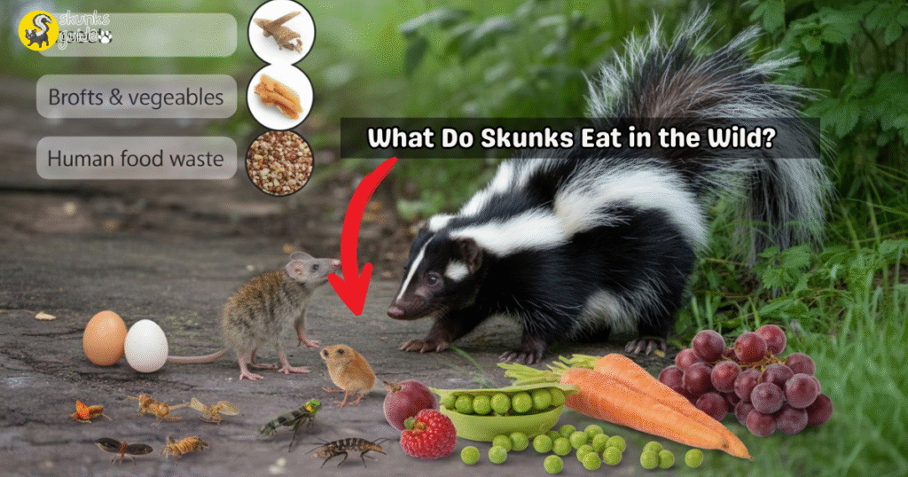 What Do Skunks Eat in the Wild?