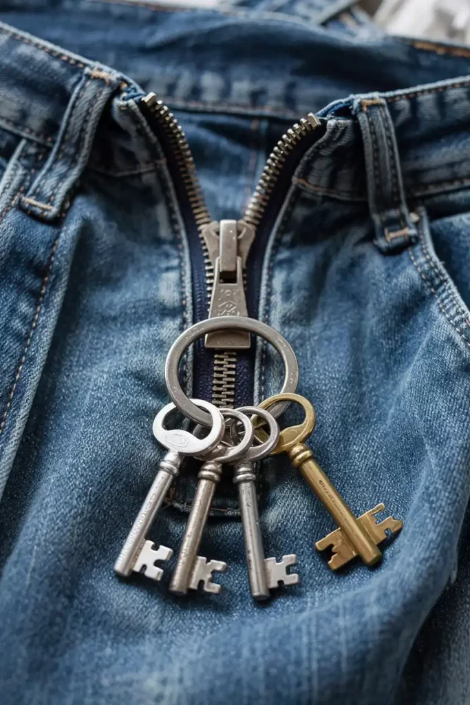 Use a Key Ring or Paperclip