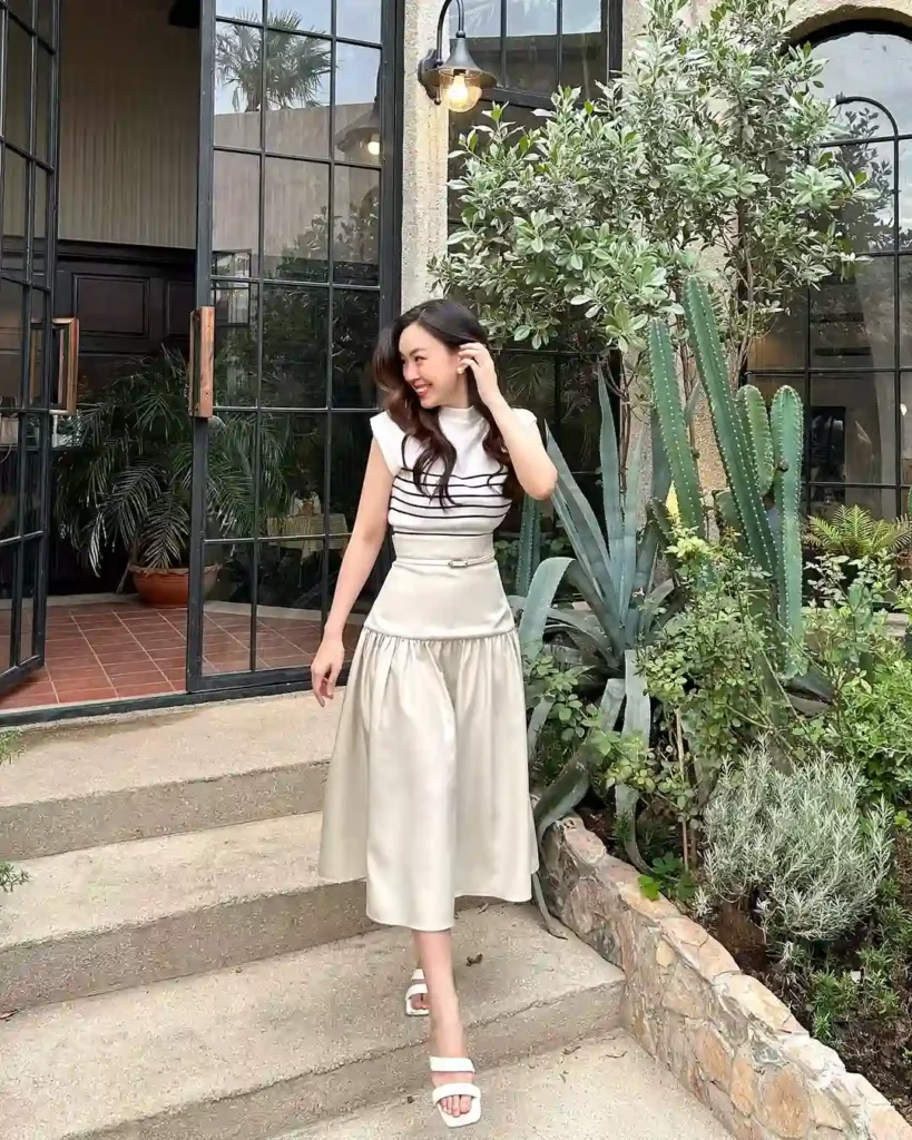 Fresh Old Money Grace with a Soft Long Skirt