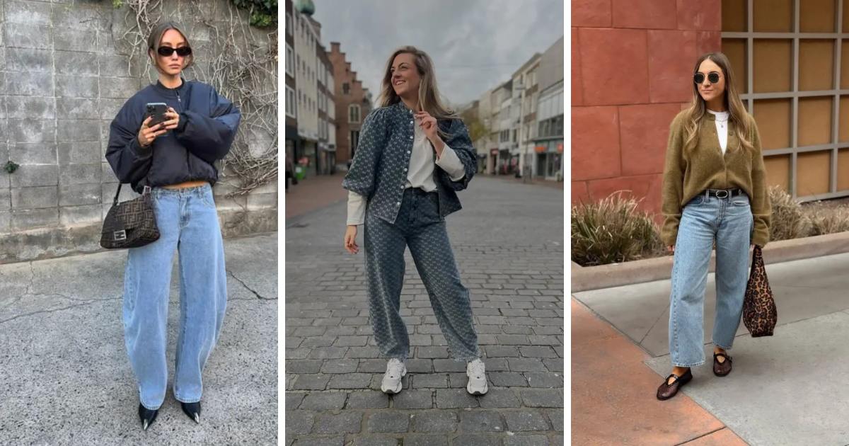 Barrel Jeans Street Style Outfits
