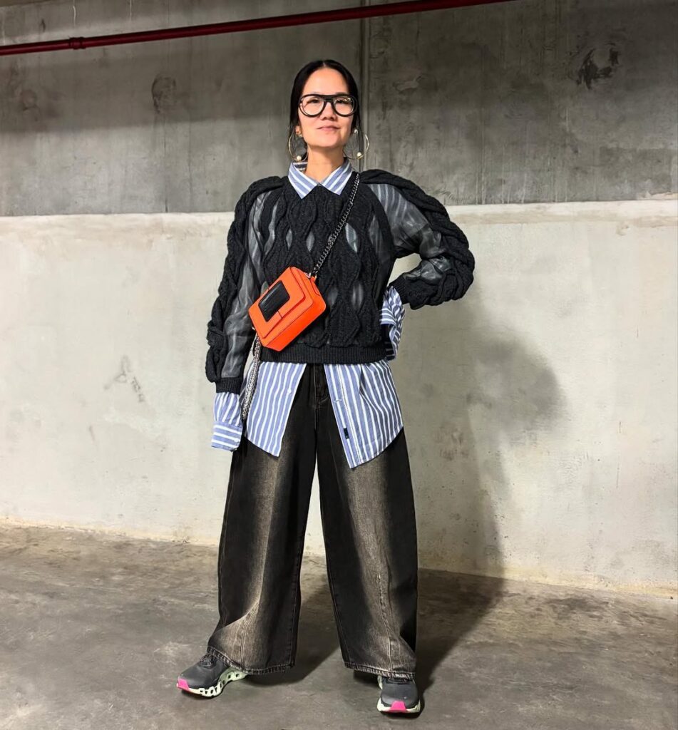 Edgy Street Style with Barrel Jeans for a Bold Look