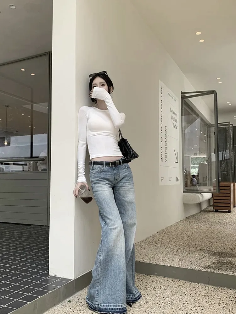 Effortless Old Money Simplicity with Light-Wash Denim