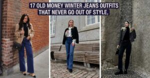 17 Old Money Winter Jeans Outfits That Never Go Out of Style
