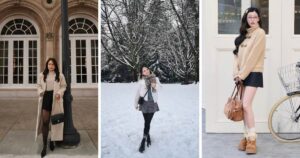 16 Chic & Cozy Mini Skirt Looks for Cold Weather Days