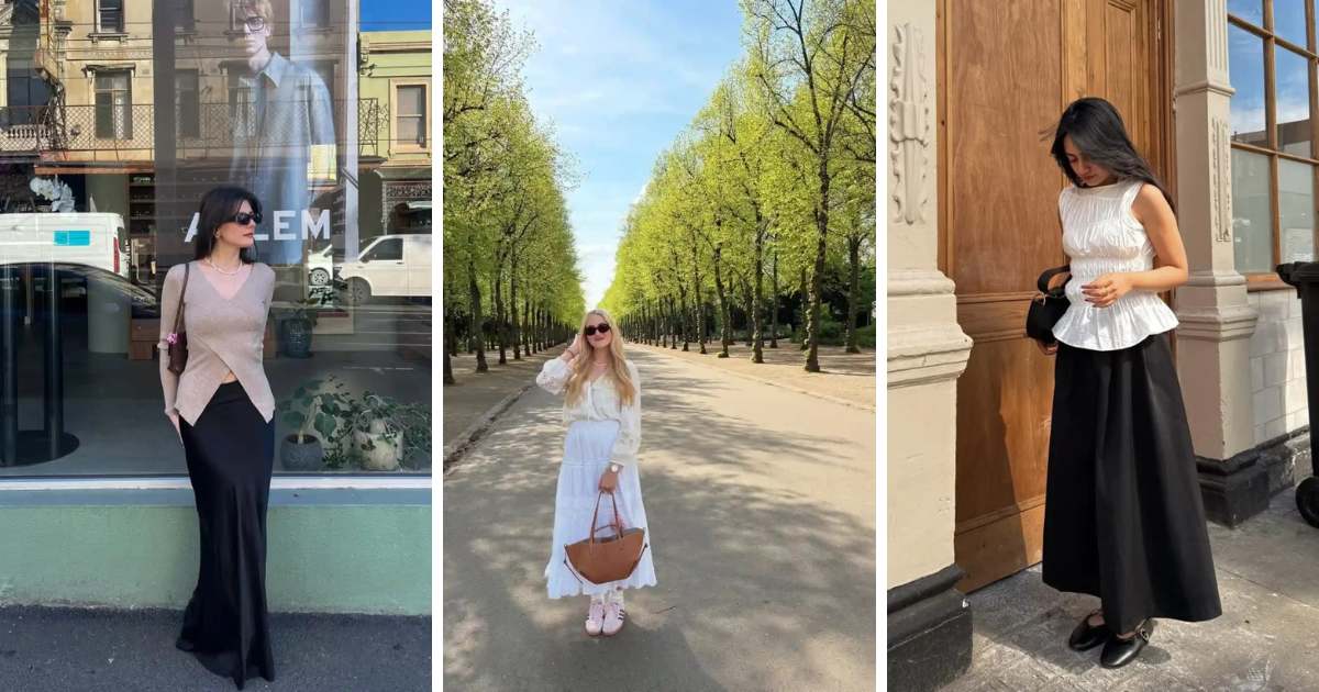 Spring Maxi Skirt Outfits