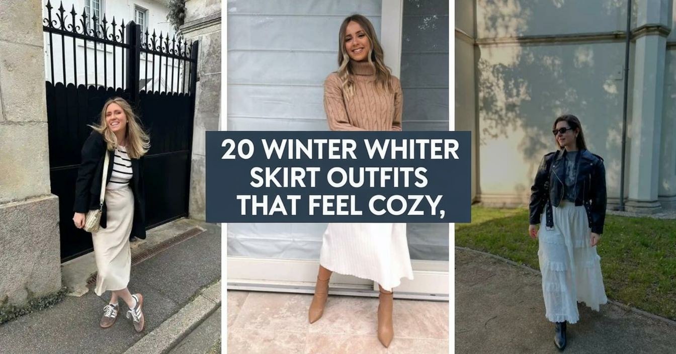 Winter White Skirt Outfits