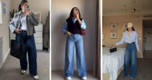 16 Baggy Jeans Office Outfits: Relaxed Comfort with Professional Polish