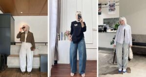 16 Barrel Jeans Hijab Outfits That Feel Elegant, Modern & Effortless