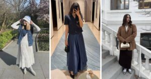 20 Modern Maxi Skirt Outfits Perfect for the Office