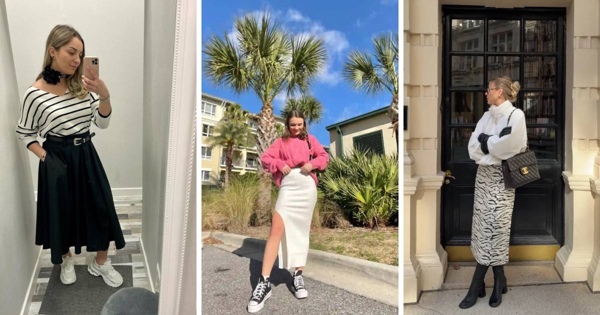Midi Skirt Outfits Perfect for the Office