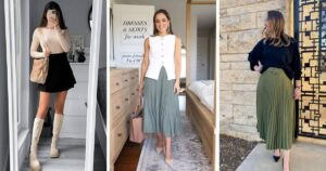 19 Smart Pleated Skirt Office Outfits That Look Professional