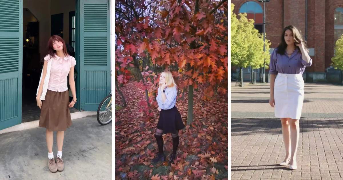 Shirt and Skirt Office Outfits