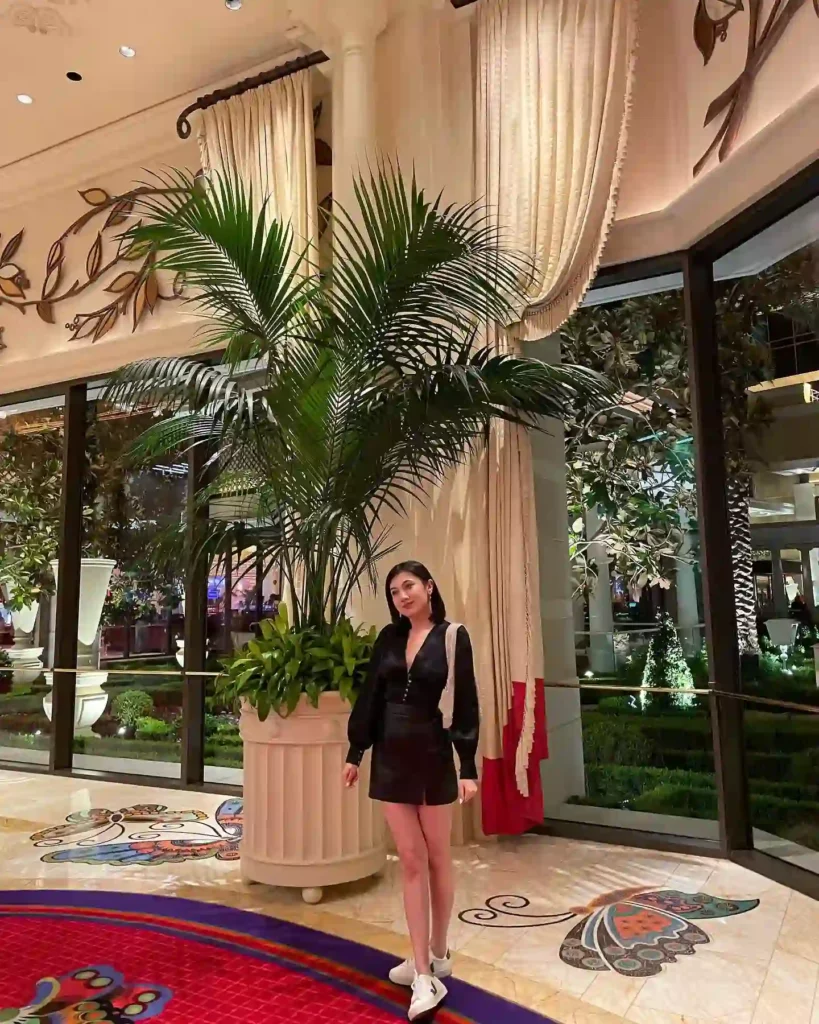 Black Blouse with Leather Mini Skirt Office Outfit