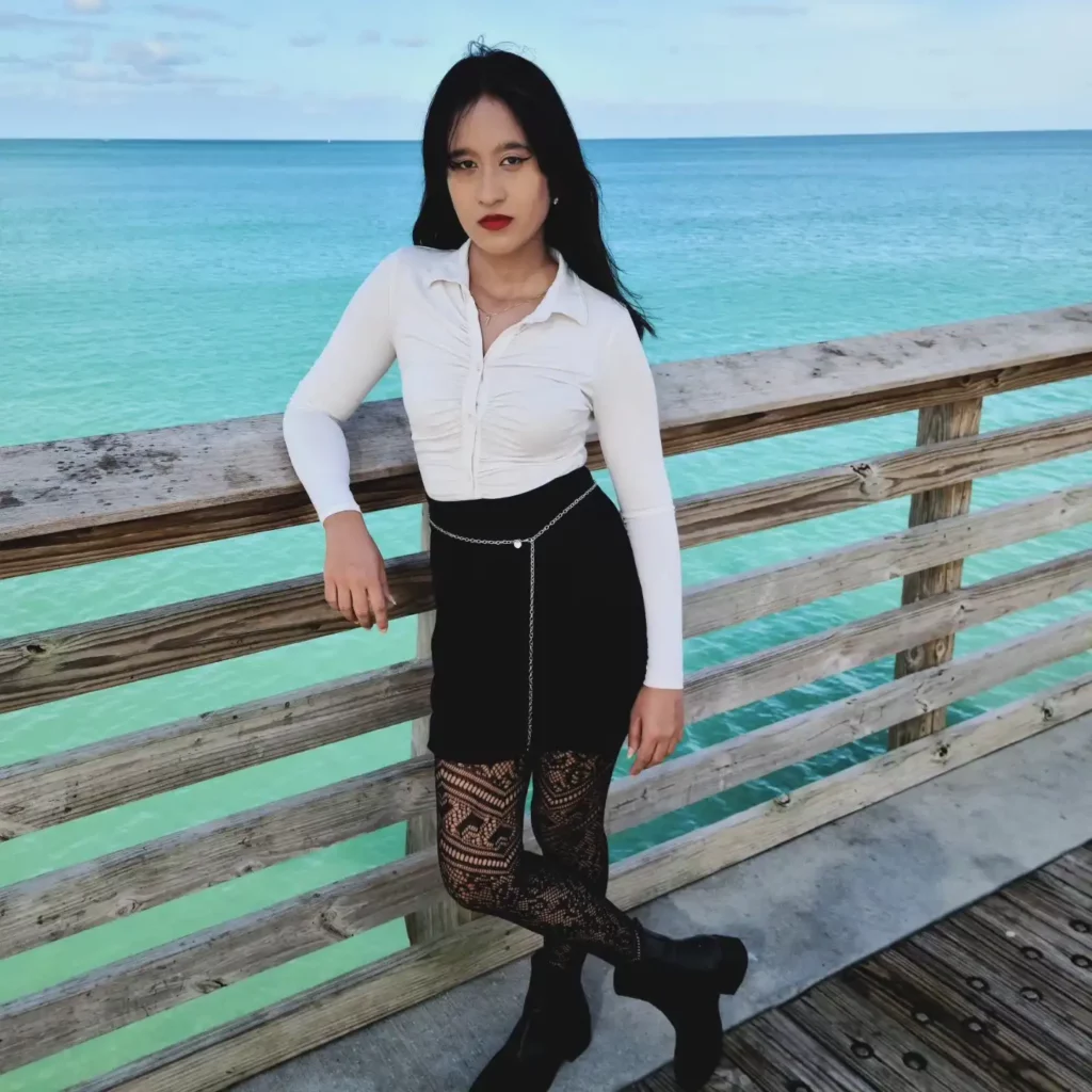 Fitted White Shirt with Black Mini Skirt Office Outfit