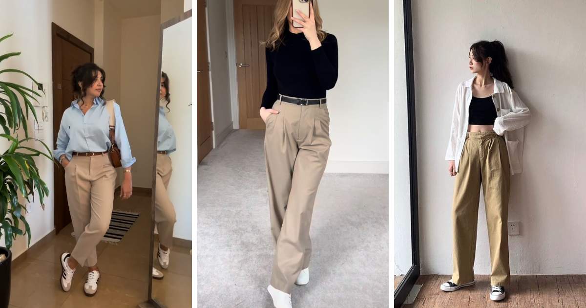 Khaki Pants for Effortless Office Style