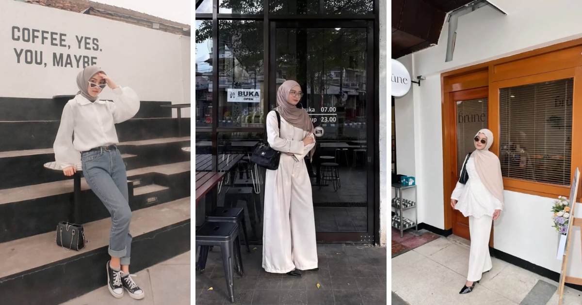 Summer Office Outfits with Hijab