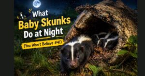 What Baby Skunks Do at Night (You Won’t Believe #4! 🌙)