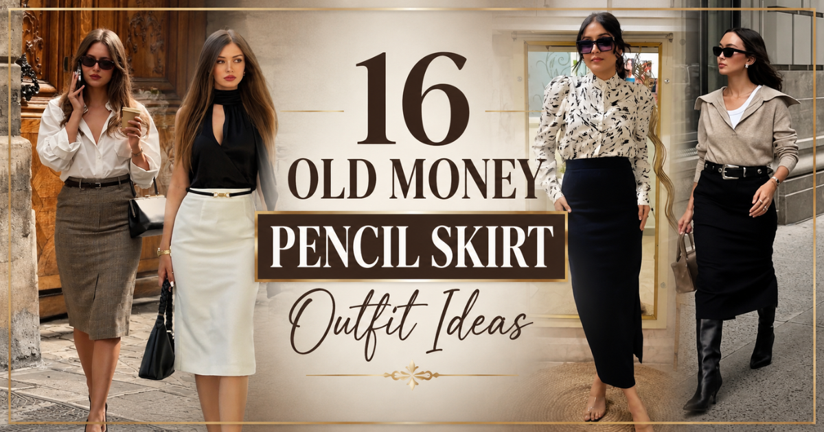 16 Elegant Old Money Pencil Skirt Outfit Ideas