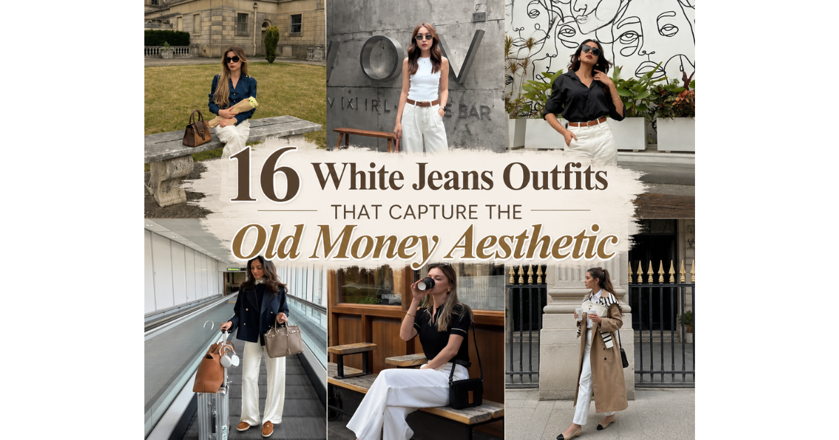 16 White Jeans Outfits That Capture the Old Money Aesthetic