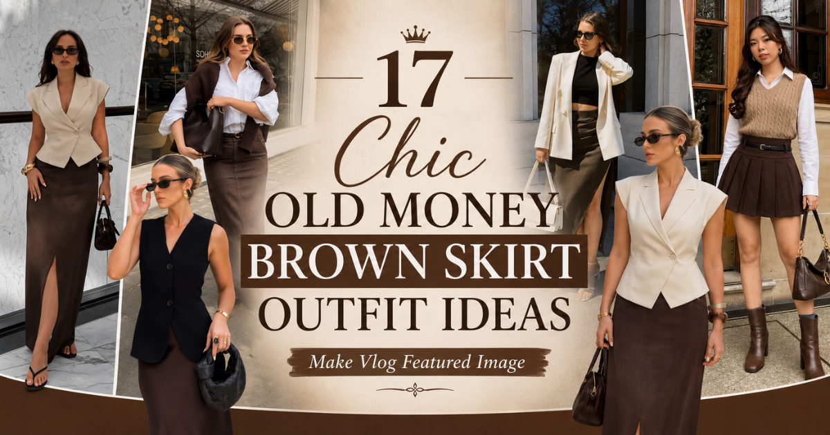 17 Chic Old Money Brown Skirt Outfit Ideas