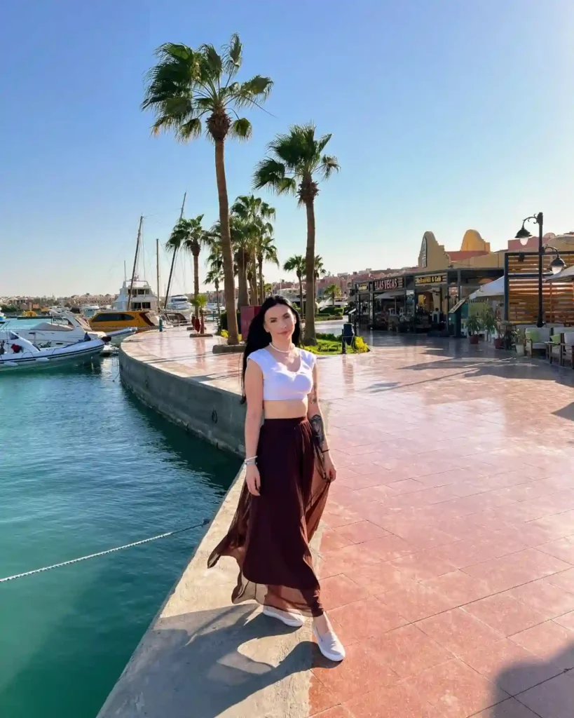 White Crop Top with Brown Maxi Skirt Old Money Outfit