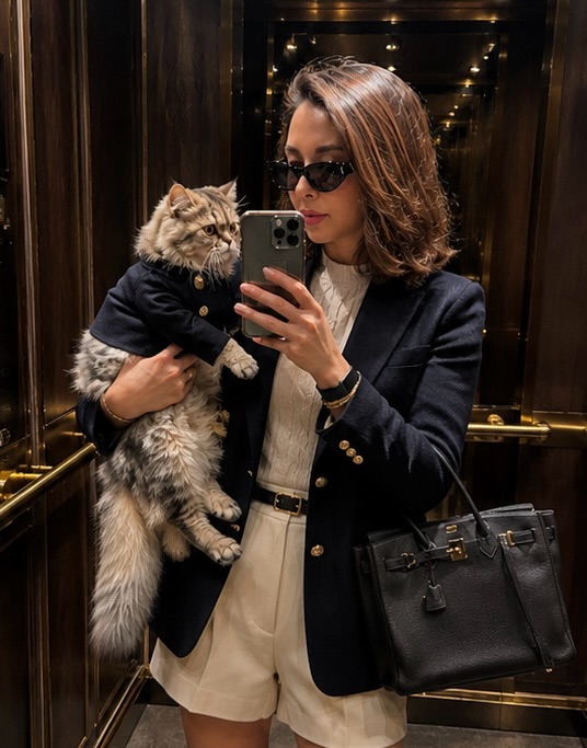 Navy Blazer with White Shorts Old Money Outfit