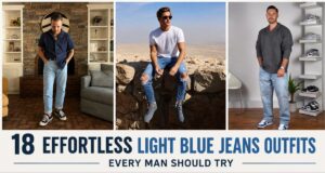 18 Effortless Light Blue Jeans Outfits Every Man Should Try