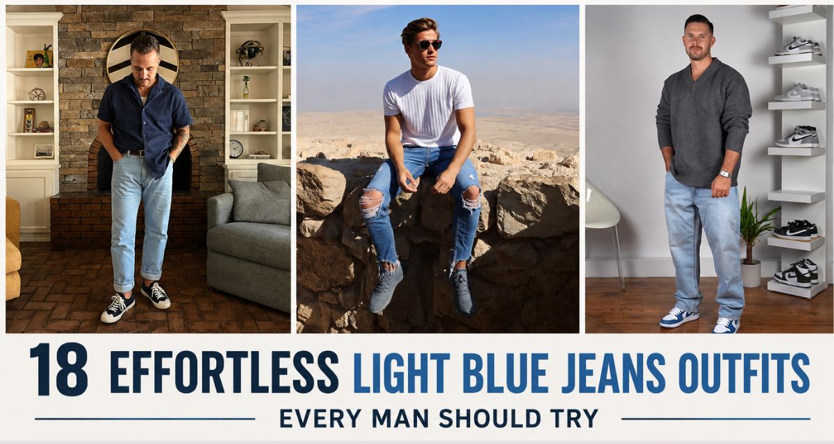 Light Blue Jeans Outfits Every Man