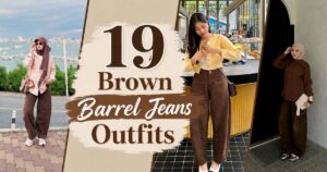 19 Brown Barrel Jeans Outfits That Make Tonal Dressing Look Easy