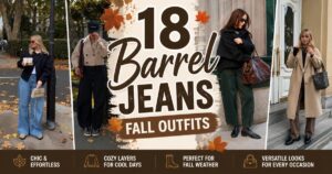 18 Barrel Jeans Fall Outfits That Nail the Trend for Cooler Days