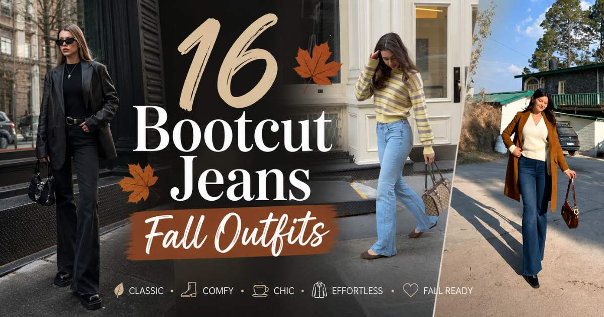 Bootcut Jeans Fall Outfits
