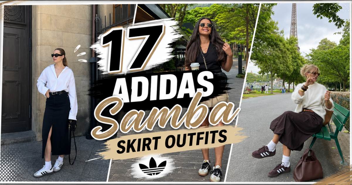 Adidas Samba stylish skirt looks