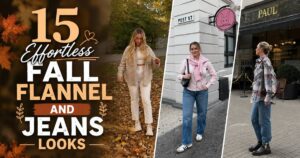15 Effortless Fall Flannel and Jeans Looks