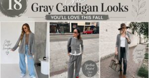 18 Chic Gray Cardigan Looks You’ll Love This Fall