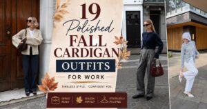 19 Polished Fall Cardigan Outfits for Work