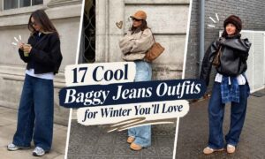 Baggy Jeans Outfits for Winter You’ll Love