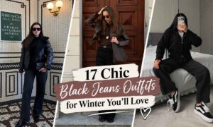 Black Jeans Outfits for Winter You’ll Love