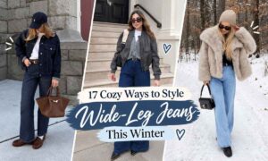 Ways to Style Wide-Leg Jeans This Winter